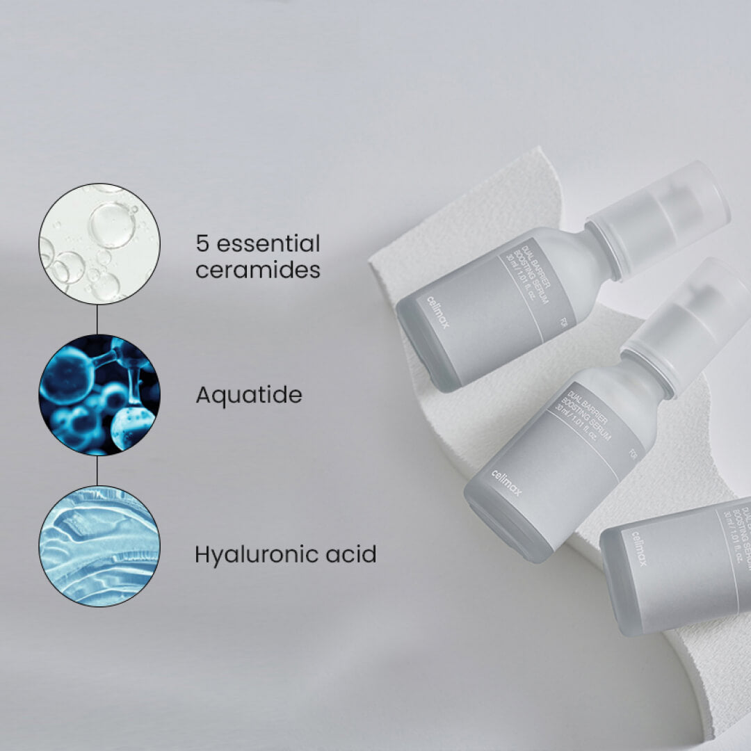 CELIMAX Dual Barrier näoseerum keramiidide kompleksiga (tugevdav), 30 ml 3